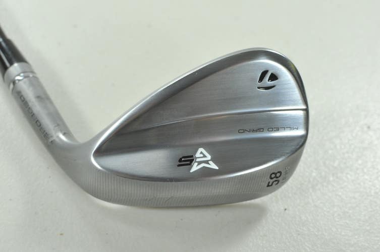 TaylorMade Milled Grind 5 Chrome 58*-08 Wedge RH Regular Flex Graphite # 212456