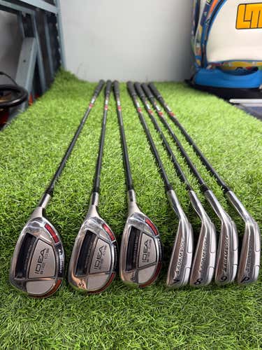 ADAMS - IDEA a12 OS - IRON SET 4Hy+5Hy+6Hy+ 7-Pw - Graphite 55 - Lite Flex - RH