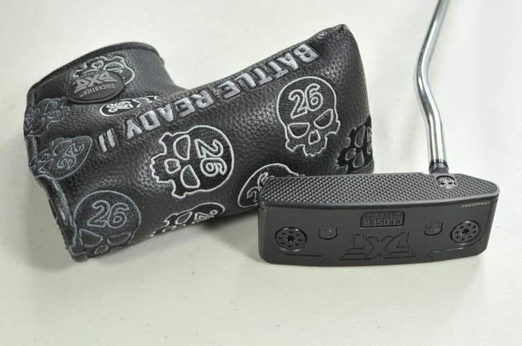 PXG Battle Ready II Closer Darkness 34" Putter RH Steel with Head Cover # 201126