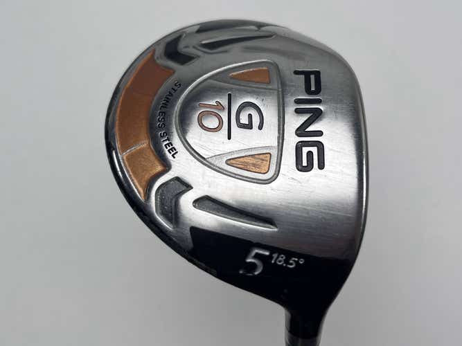 Ping G10 5 Fairway Wood 18.5* TFC 129 F Soft Regular Senior Graphite Mens RH
