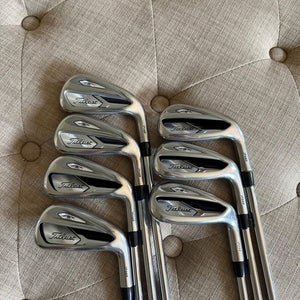 Titleist 718 AP1 Iron Set 4-PW Project X LZ 125g Extra Stiff Flex Standard NICE