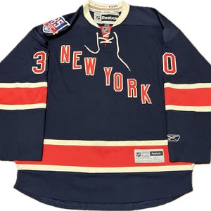 New York Rangers Henrik Lundqvist Heritage Alt Reebok NHL Hockey Jersey Size XL