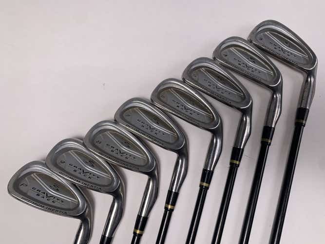 Cobra Gravity Back Iron Set 3-PW Regular Graphite Mens RH