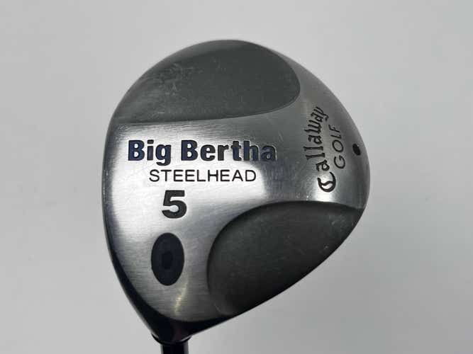 Callaway Steelhead 5 Fairway Wood 18* RCH 99 Strong Graphite Mens LH