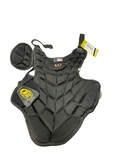 Used Wilson CHEST PROTECTOR Catchers Chest Protector Black Youth 11834-S000047380