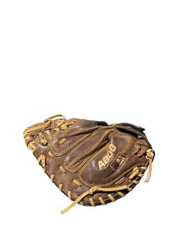 Used Wilson A800 CATCHERS MITT BB/SB Catchers RH Throw Brown 32" 11834-S000047381