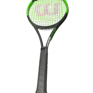 Used Wilson BLADE FEEL RACQUET Adult Tennis Racquet Black 4 1/8" 11834-S000047374