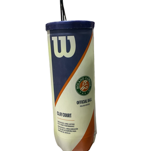 Used Wilson 3PC TENNIS BALL SET 3-ball Tennis Canister 11834-S000047366