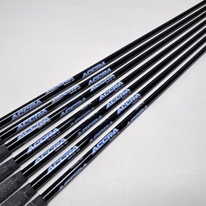 Accra iSeries 80i Stiff Graphite Iron Set 7 Shafts 35''-37.50'' - Pull 0.355