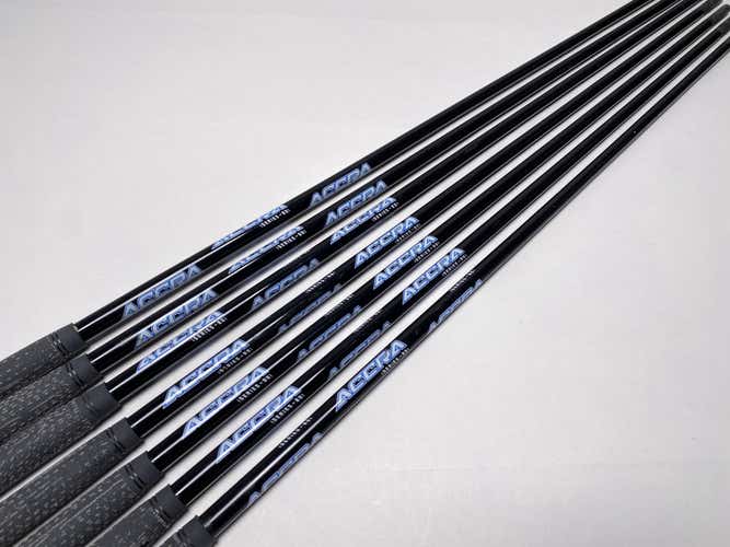Accra iSeries 80i Stiff Graphite Iron Set 7 Shafts 35''-37.50'' - Pull 0.355