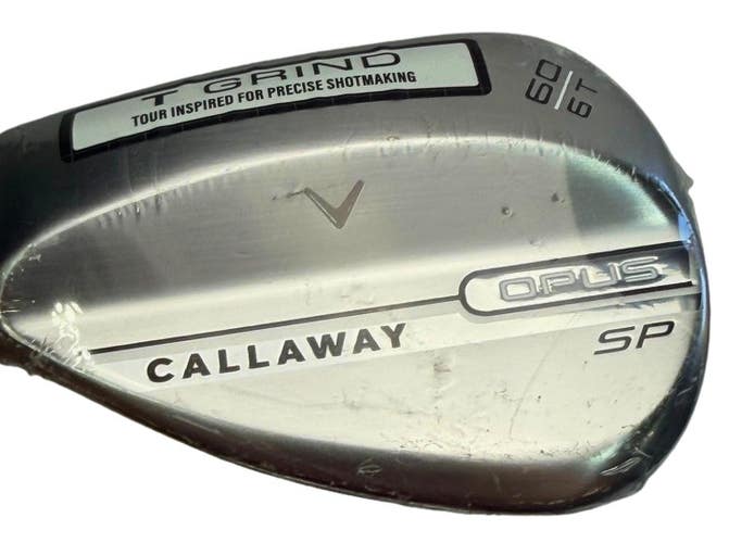 Callaway NEW Opus SP 60 Lob Wedge Left Handed Brushed Chrome T Grind DG S200