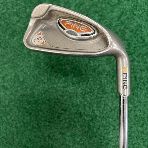 PING G10 Yellow Dot Single 6 Iron Factory AWT Steel Shaft Regular Flex MRH
