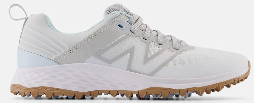 New Balance Womens Fresh Foam Contend V2 Golf Shoes Size 8.5 White/Grey/Blue