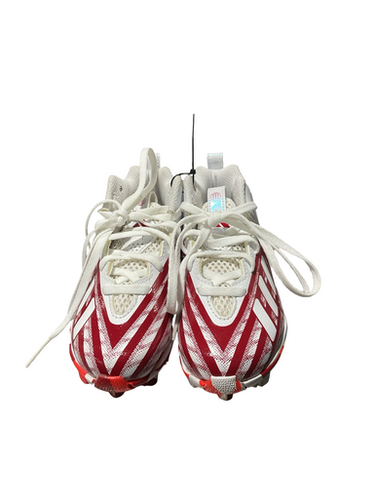 Used Adidas Youth FB Cleats White And Red Youth 11.0 11834-S000047270