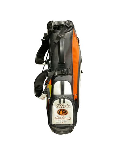 Used TITOS STAND BAG Mens Stand Bag Orange 11834-S000047280