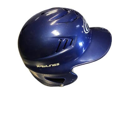 Used Rawlings RCFH Batting Helmet w/Mask Royal Blue One Size 11730-S000069700