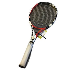 Used Babolat AERO STORM TOUR Adult Tennis Racquet Red 4 1/2" 11730-S000069742