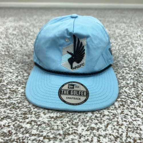 Minnesota United FC Hat Cap Snap Back Mens One Size Blue MLS Soccer New Era