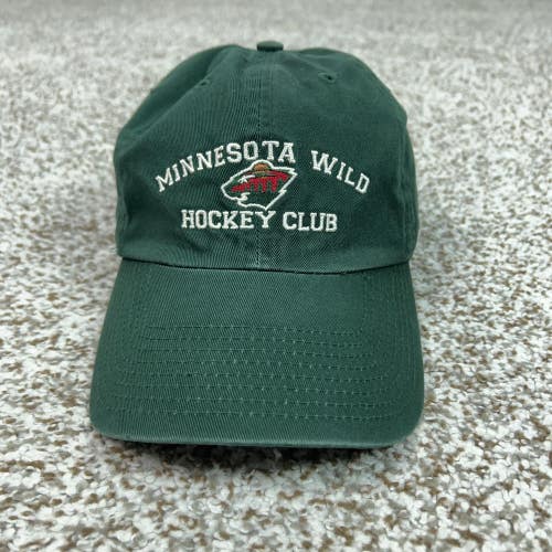 Minnesota Wild Hat Cap Strap Back Mens One Size Green NHL Hockey Dad Hat Sports