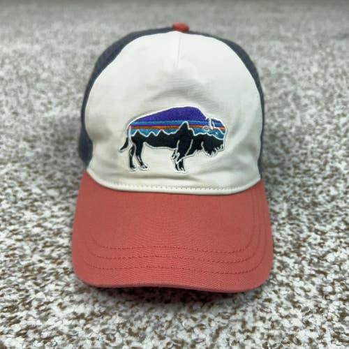 Patagonia Hat Cap Snap Back Mens One Size Multicolor Fitz Roy Bison Trucker Logo