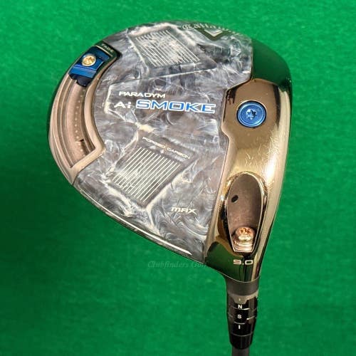 Callaway Paradym Ai Smoke Max 9 Driver Tensei AV Series 65 Stiff w/ HC