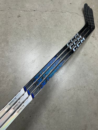 3 Pack 85 Flex P28 Senior CCM JetSpeed FT6 Pro Left Hand Hockey Stick Pro Stock (New)