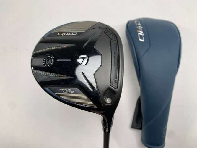 TaylorMade Qi4D Max Lite 3 Fairway Wood 15* Reax 45g Senior Graphite Mens RH HC