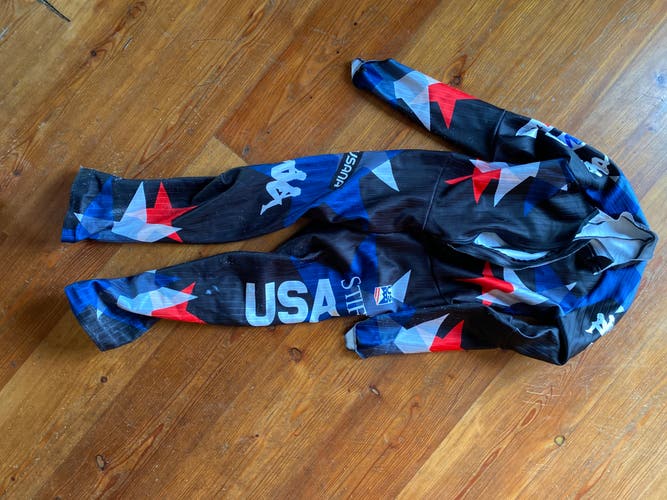 US ski team Large Ski Suit (Used) FIS Legal