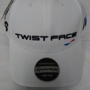 Taylor Made Twist Face Performance Hat NEW (White/Black, One Size Fits all) NEW