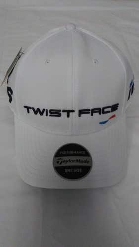 Taylor Made Twist Face Performance Hat NEW (White/Black, One Size Fits all) NEW