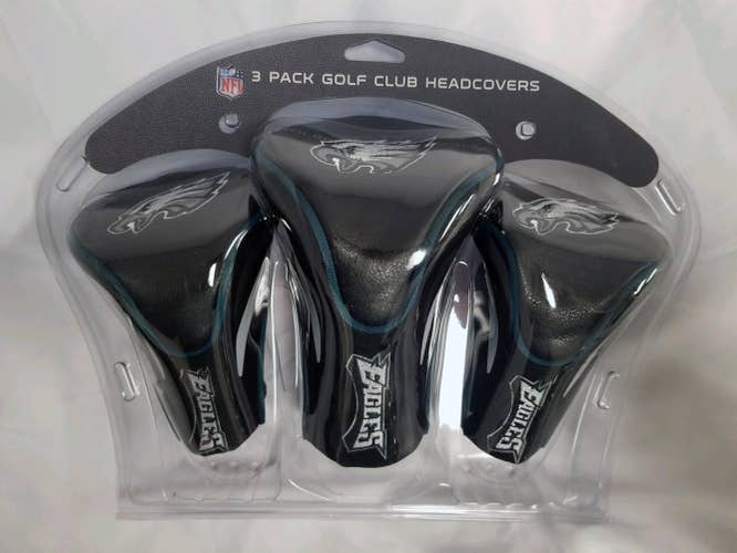 Team Golf Contour Golf Club Headcovers 3pk (Philadelphia Eagles) NFL NEW
