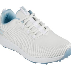 Skechers Go Golf MAX - Swing Shoes (White/Blue, 6, Medium, WOMENS) NEW