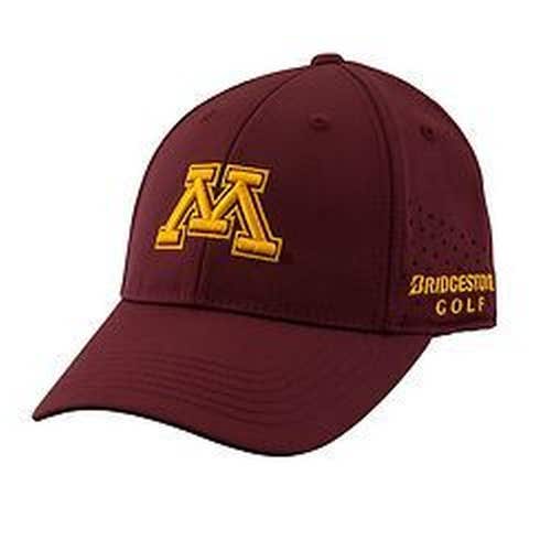 Bridgestone NCAA Minnesota Performance Cap (Maroon, OSFM) Collegiate Headwear