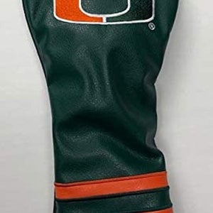 Team Golf Vintage Single Fairway Wood Headcover (Miami Hurrricanes)  NEW