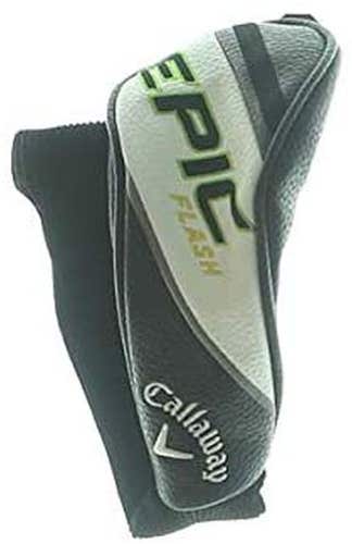 Callaway Epic Flash Hybrid Headcover (White/Grey/Black) Rescue Golf Cover NEW