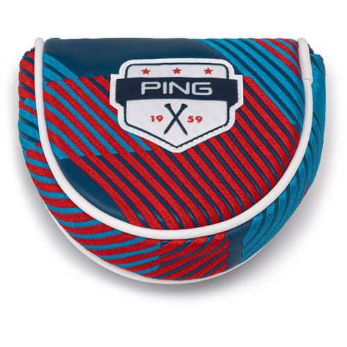 Ping Stars & Stripes Mallet Putter Headcover (Red/White/Blue, Limited Edition)