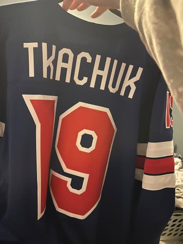 Team USA Matthew Tkachuk Jersey