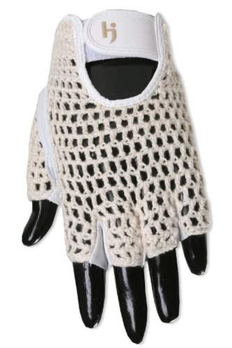 HJ Glove Original Half Finger Glove (Ladies, Left, White) Golf NEW