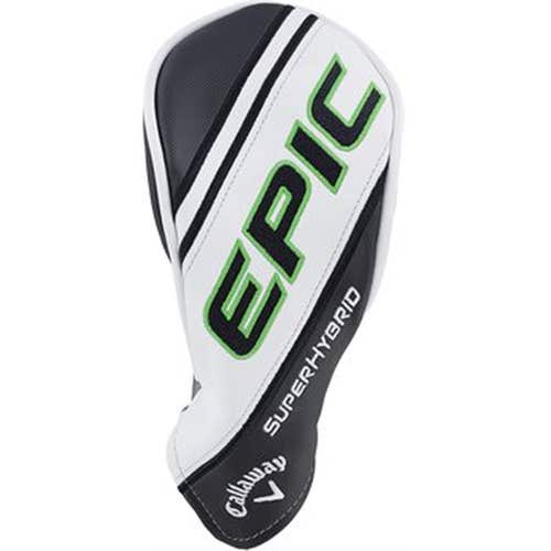 Callaway Epic Super Hybrid Headcover (White/Black/Green) Golf NEW