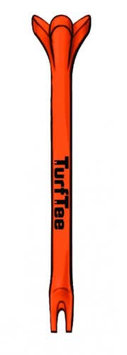 Zero Friction Turf Tees Power 3-Prong (3" Orange, 12pk) Golf Tee / Repair Tool