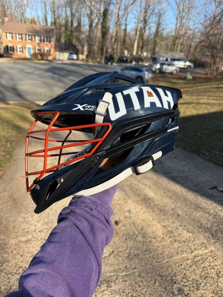 Game worn Utah Archers Cascade XRS Pro Helmet