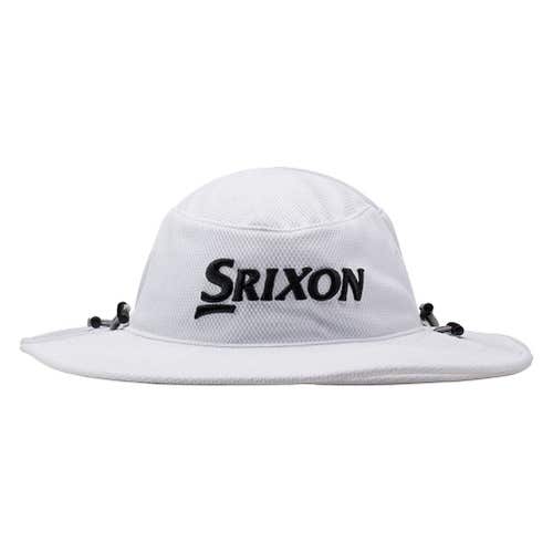 Srixon Bucket Hat (White, One Size) Golf NEW