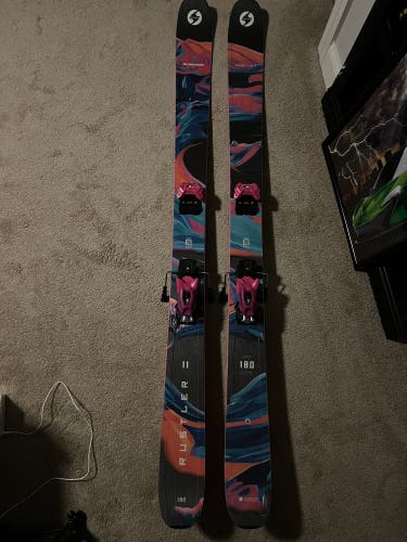 2026 Blizzard  Rustler 11 180 cm Powder Skis With Bindings Max Din 11 (Used)