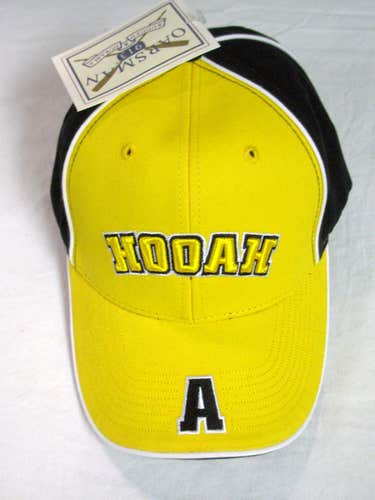 Oarsman U.S. Army Hooah Hat (Yellow/Black, Adjustable) Golf Cap NEW