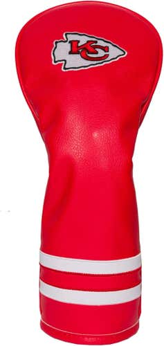 Team Golf Vintage Single Fairway Wood Headcover (Kansas City Chiefs)  NFL NEW