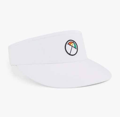 Puma AP High Crown Tech Visor (White Glow, Adjustable) Golf Hat 2024 NEW