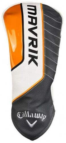 Callaway Mavrik Driver Headcover (Grey/White/Orange) NEW