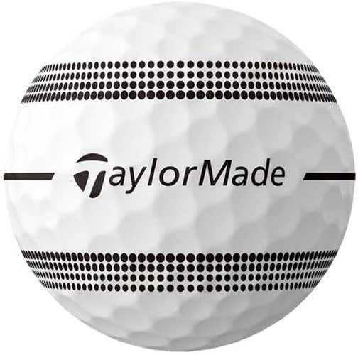 Taylor Made TP5x Stripe Golf Balls (White/Black, 3pk) 1 Sleeve 2024 NEW