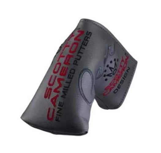 Scotty Cameron Super Select Putter Headcover (Dark Grey, Mid Mallet) 2023 NEW