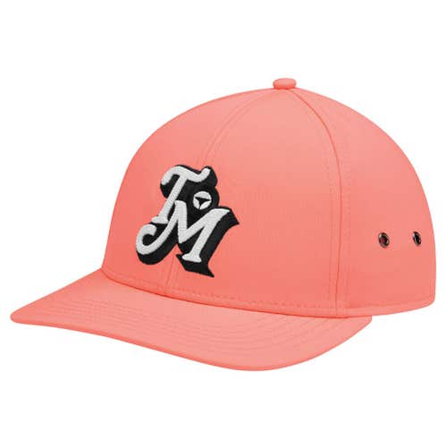Taylor Made Newport Retro Metal Eyelet Hat (Coral , Adjustable) 2025 Golf Cap